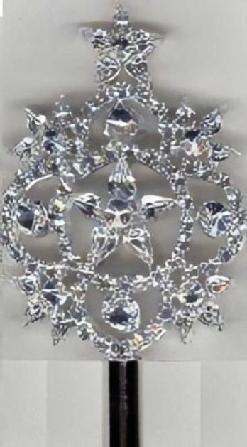 Starbright Rinestone Scepter - Silver