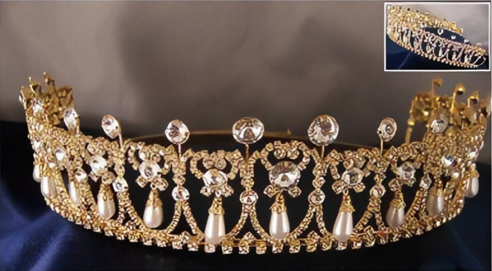 Balmoral Bridal Tiara - Gold