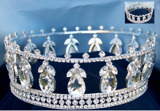 Lorraine Bridal Crystal Crown