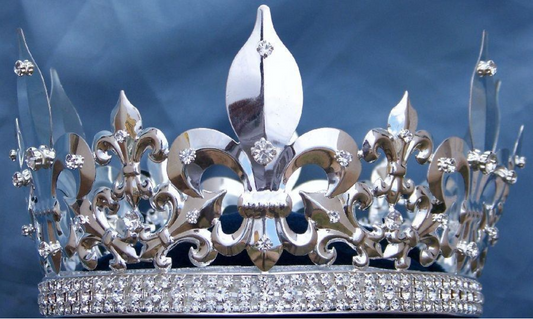 Louis XV Rhinestone Men's  Crown