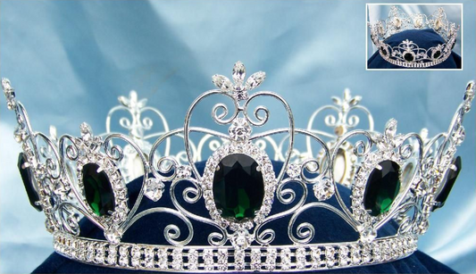 Royal Netherlands Simulated Emerald Princess Crown