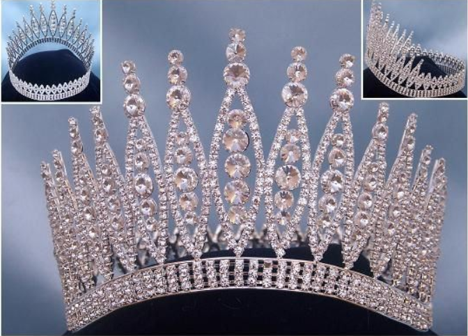 Valdosta Rhinestone Bridal Crown