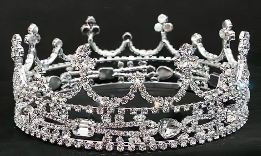 Juan Carlos Men's King Crown, Silver Tone Edition