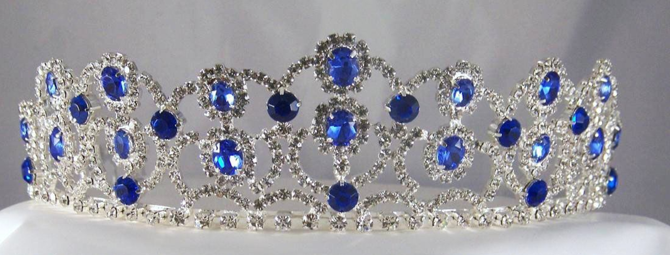 Empress Josephine Royal Versailles Tiara - Blue Sapphire