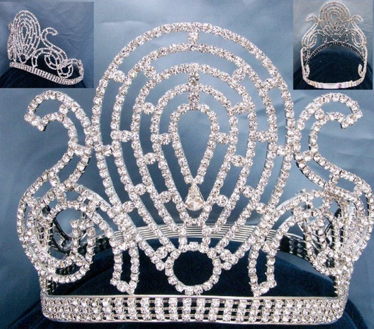 Supreme Rhinestone Pageant Tiara