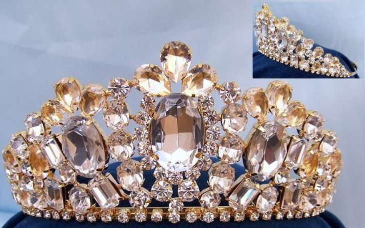 Empress of Persia Crystal Tiara