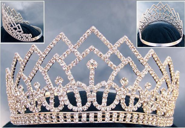 Delta Belle Rhinestone Tiara