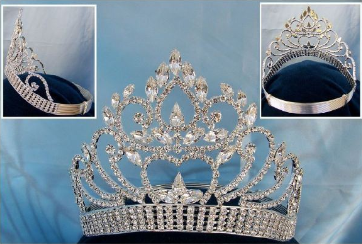 Delmonico Beauty Pageant Rhinestone Tiara