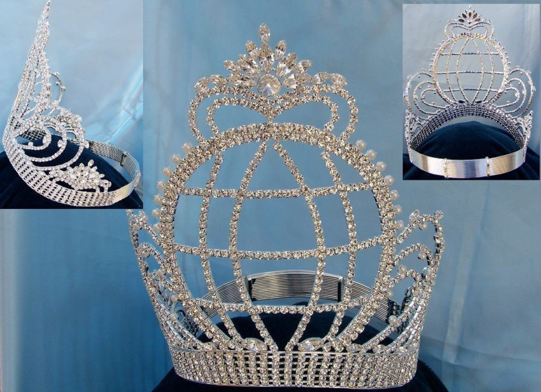 beauty pageant crown logo