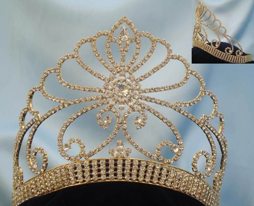 Stefania Rhinestone Pageant Tiara