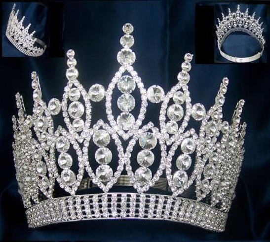 Andrea Pageant Rhinestone Tiara