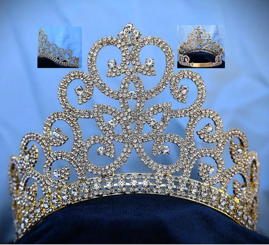 Lavonia Rhinestone Pageant Tiara