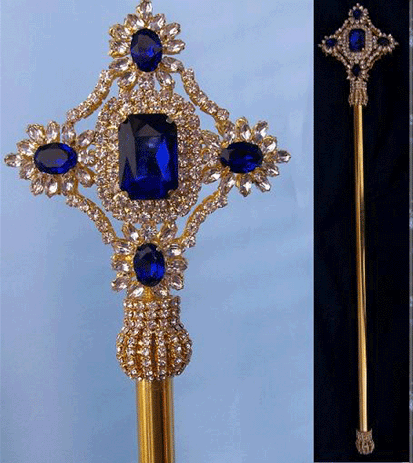 Royal Stockholm Scepter - Gold Tone