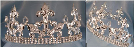 SAVOIE RHINESTONE CROWN TIARA
