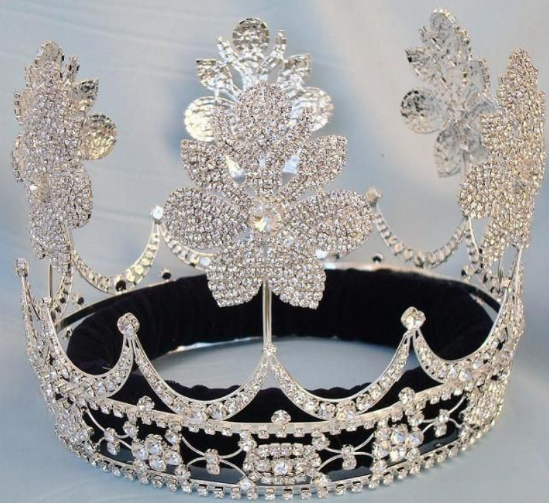 Biscayne Empress Rhinestone Crown