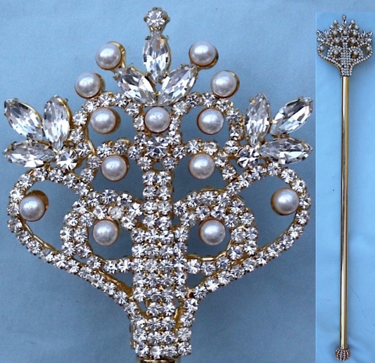 Reina Sofia Legacy Scepter Pearl - Gold