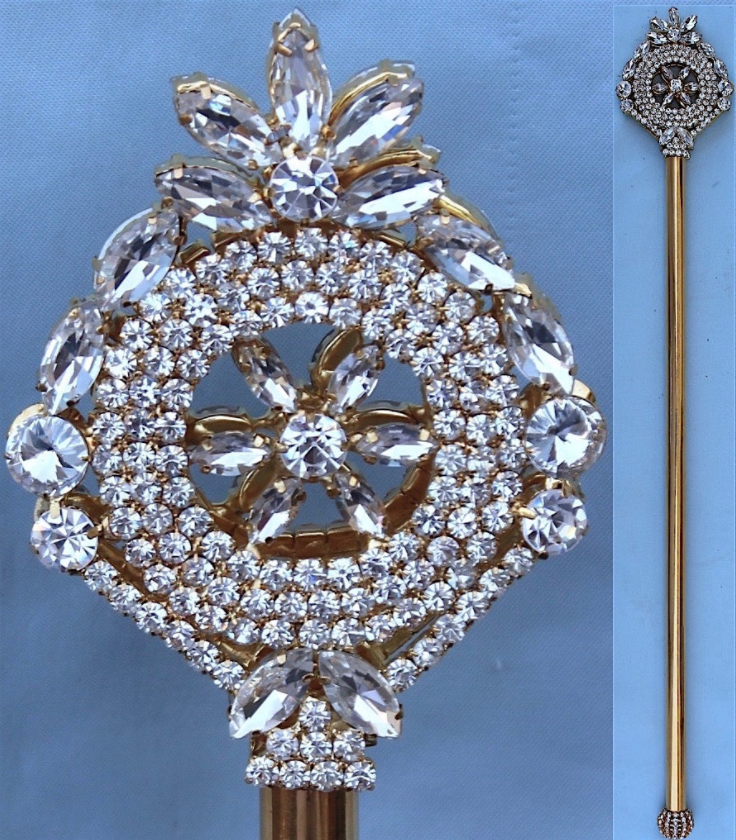 Elizabeth Regina Rhinestone Scepter