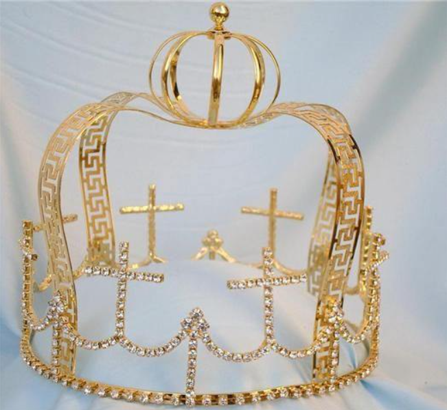Andros Emperor Men's Crown - Gold Tone