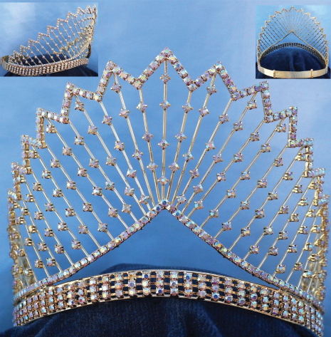 Star Empress of India Tiara - Aurora Borealis