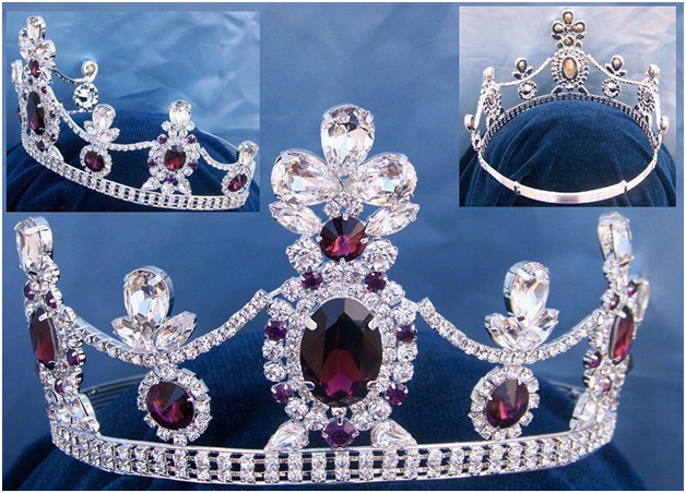 Royal Melbourne Crystal Amethyst Tiara