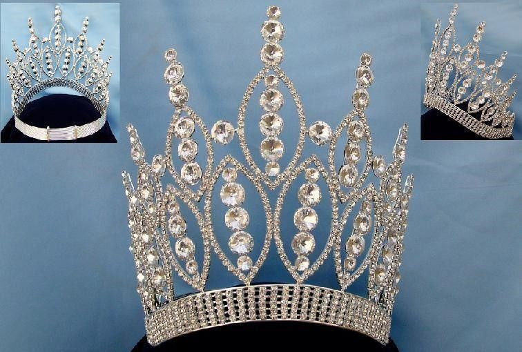 Supreme Spires Pageant Rhinestone Tiara