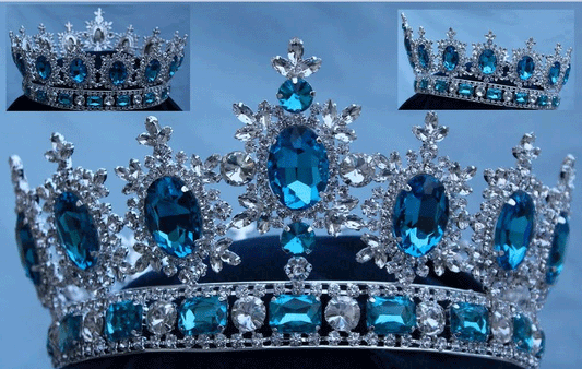 Capri Aquamarine Crown - Silver