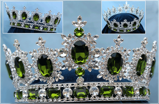 Le Monde Peridot Crystal Crown