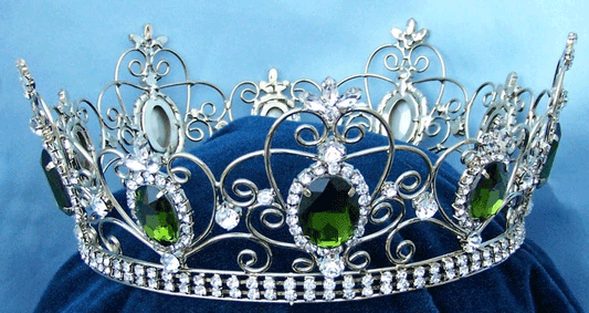 Empress Nadia Crystal Crown- Silver