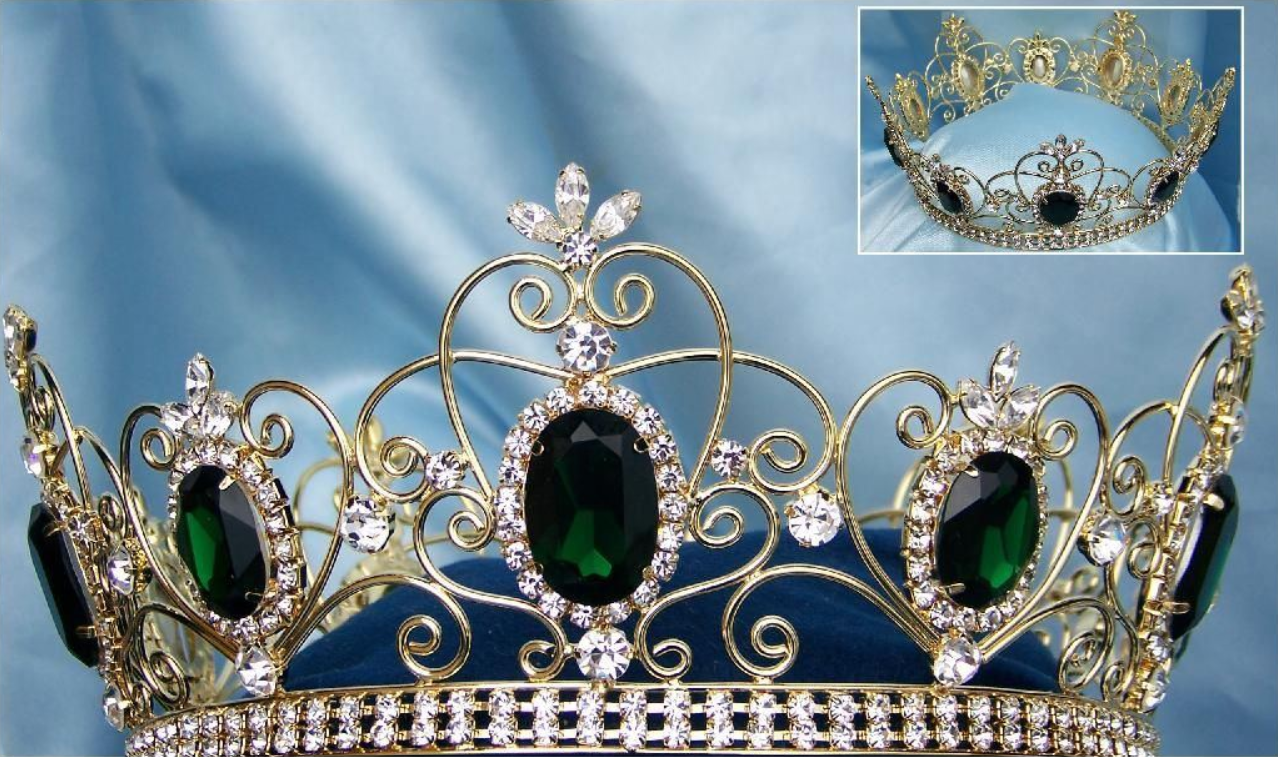 Royal Netherlands Simulated Emerald Crown