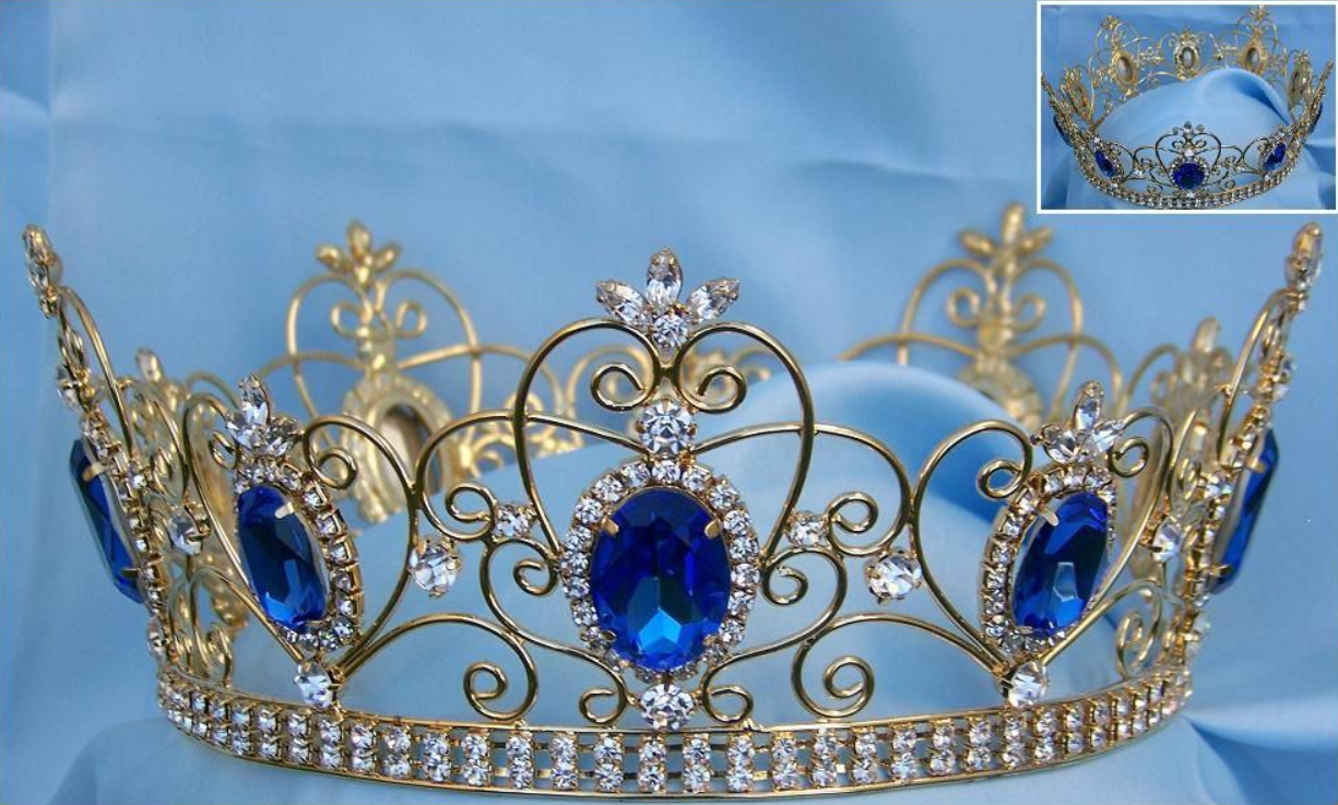 Royal Netherlands Crystal Blue Crown
