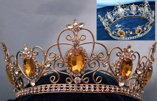 Amber Royal Princess Crystal Crown