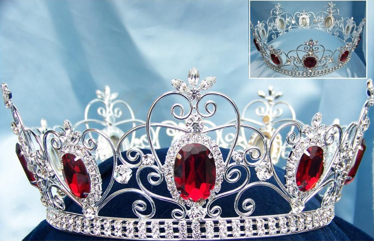 Royal Netherlands Simulated Ruby Crown