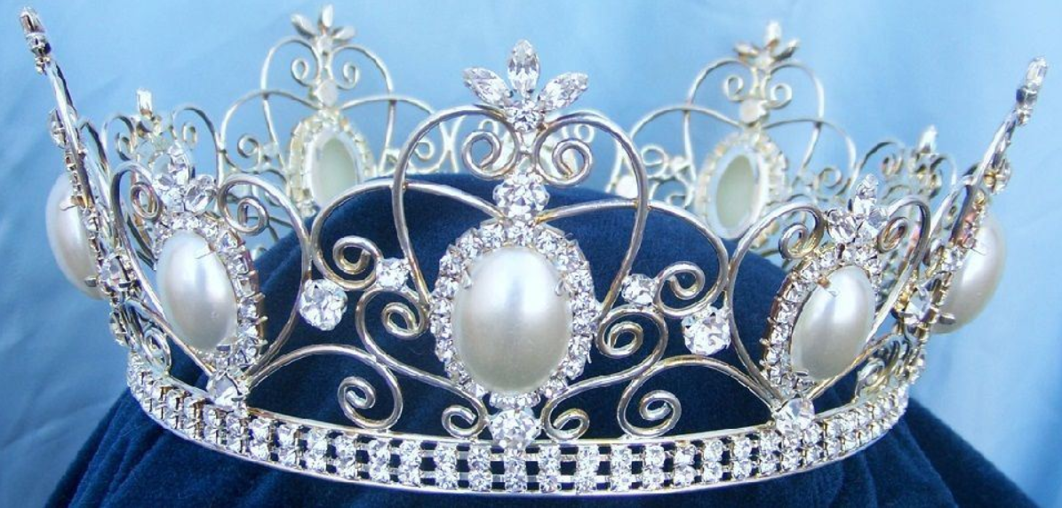 Royal Netherlands Simulated Pearl Crown