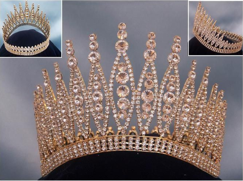 Countess Frances Imperial Rhinestone Crown