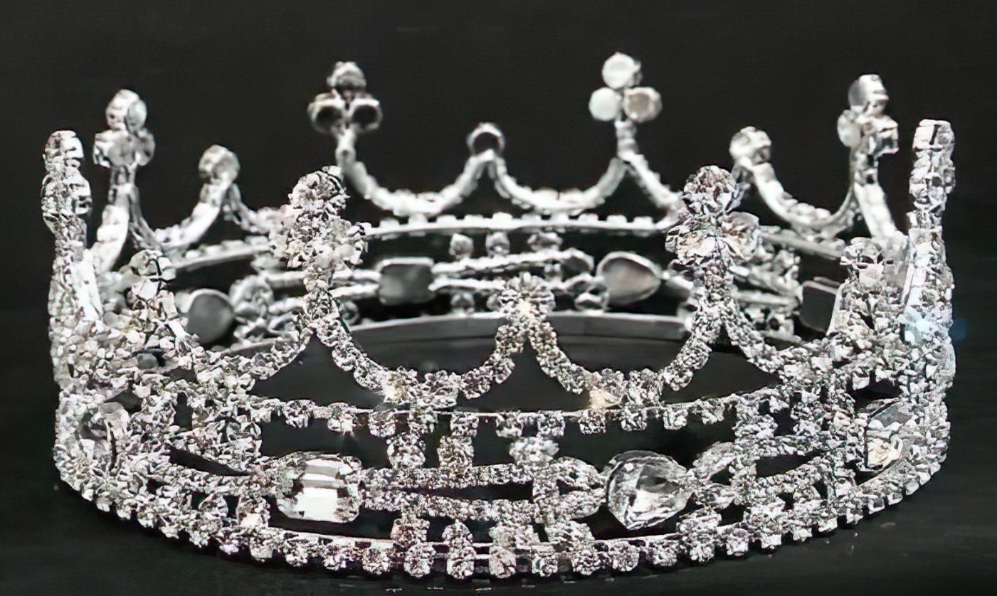Juan Carlos Men's King Crown, Silver Tone Edition