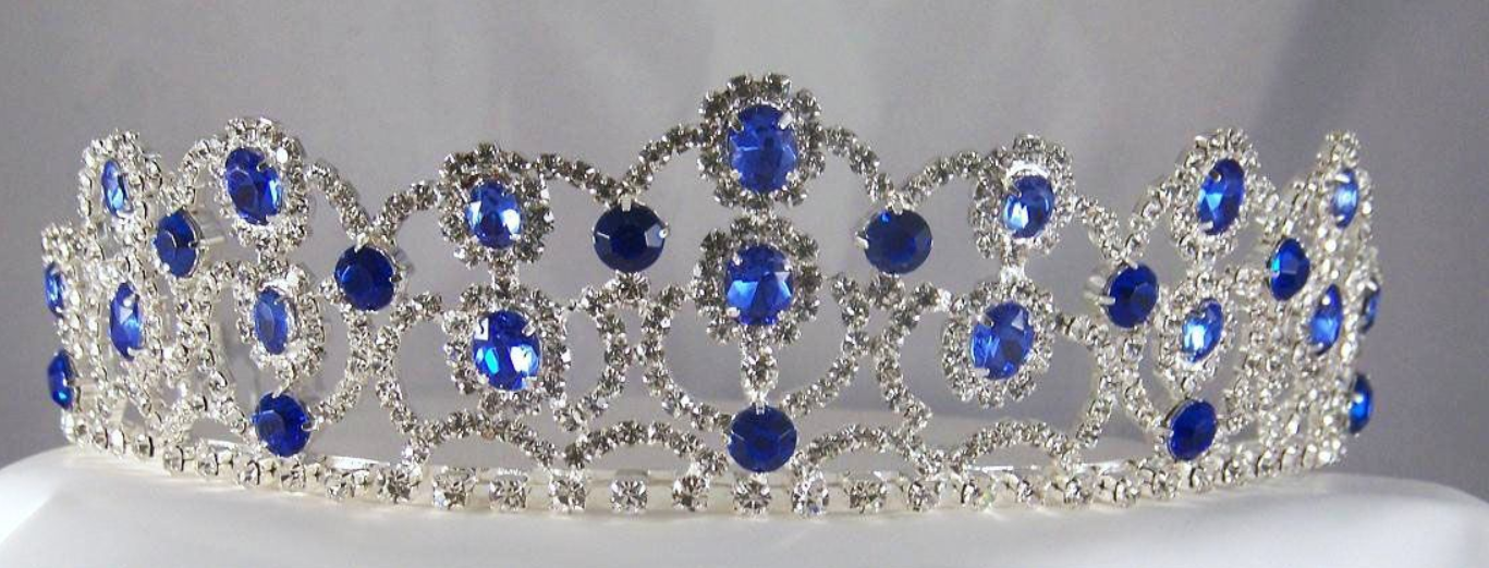 Empress Josephine Royal Versailles Tiara -  Blue Sapphire