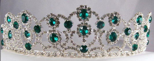 Empress Josephine Royal Versailles Tiara - Emerald Green