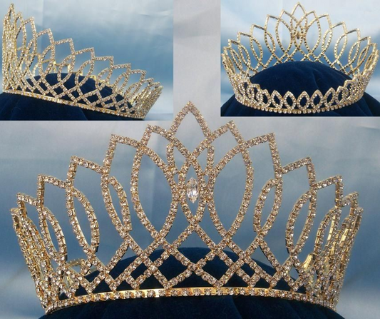 Elisa Rhinestone Pageant Crown