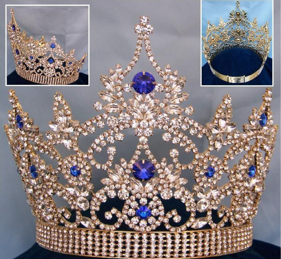 Empress  Pageant Crown - Blue Sapphire