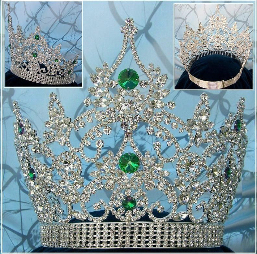 Empress  Pageant Crown - Emerald
