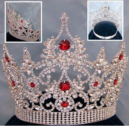 Empress  Ruby Rhinestone Pageant Crown