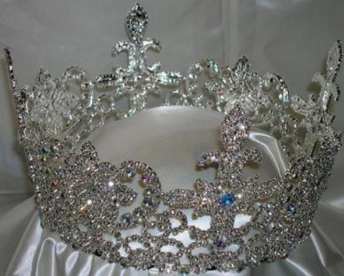 Empress of Versailles Pageant Rhinestone Crown