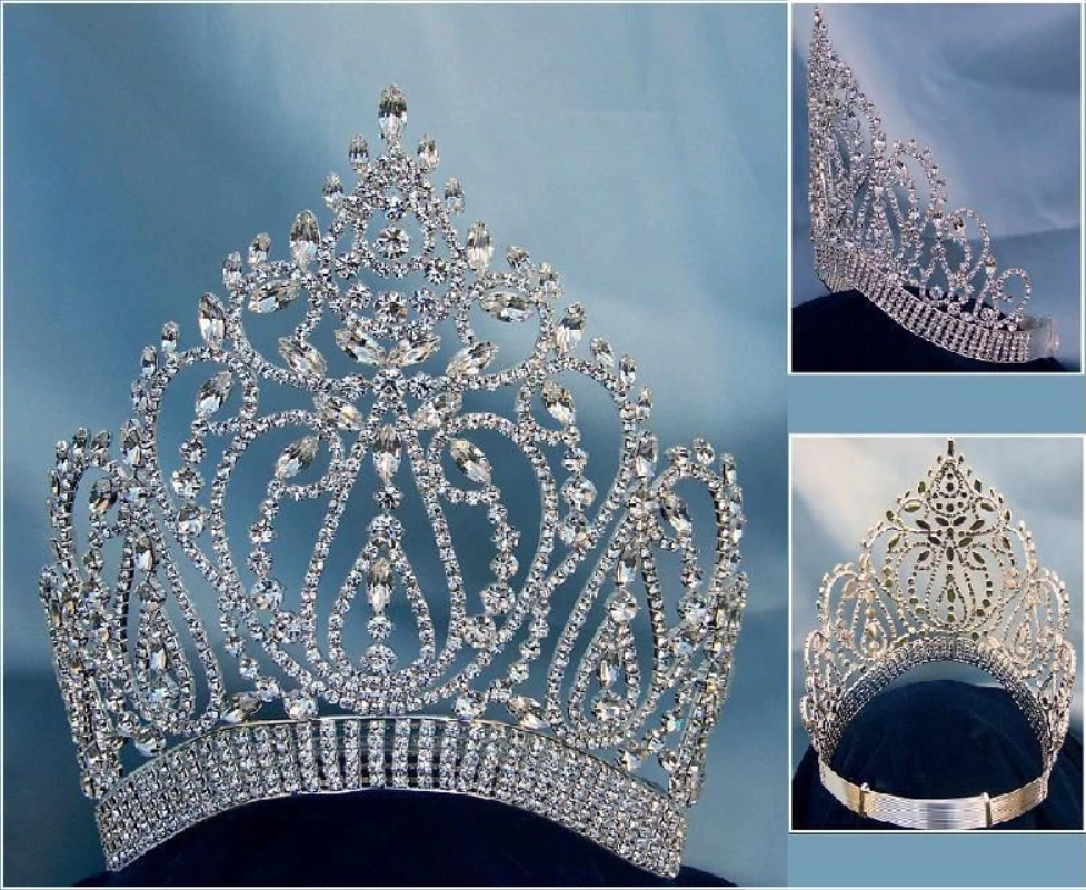 Empress Martha Rhinestone Pageant Tiara