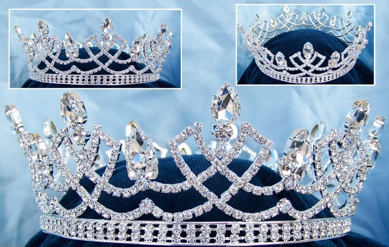Imperial Tsarina Romanov Rhinestone Crown