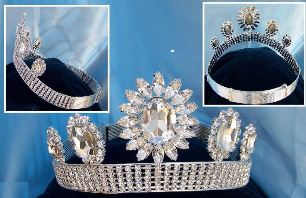 Camelia Rhinestone Homecoming Queen Tiara