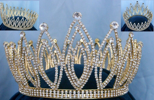 Marie Clarisse Pageant Crown - Gold