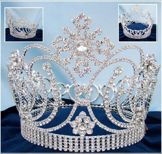 Calabria Rhinestone Pageant Crown