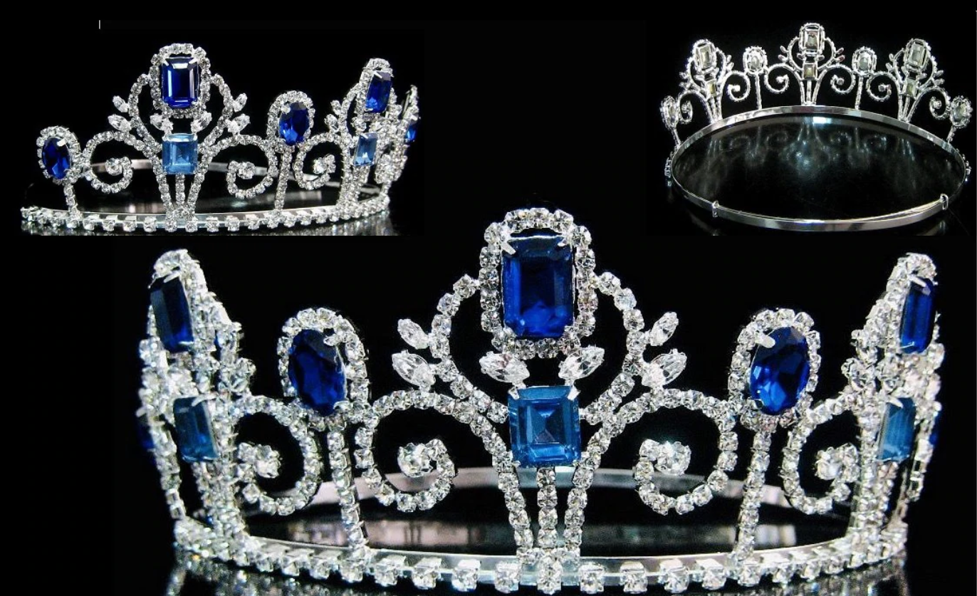 Deauville Regal Rhinestone Tiara