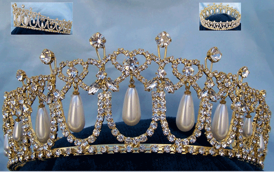 Cambridge Princess Lover's Knot Bridal Crown