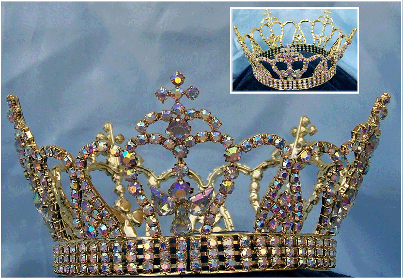 Recife Carnival Queen Rhinestone Crown